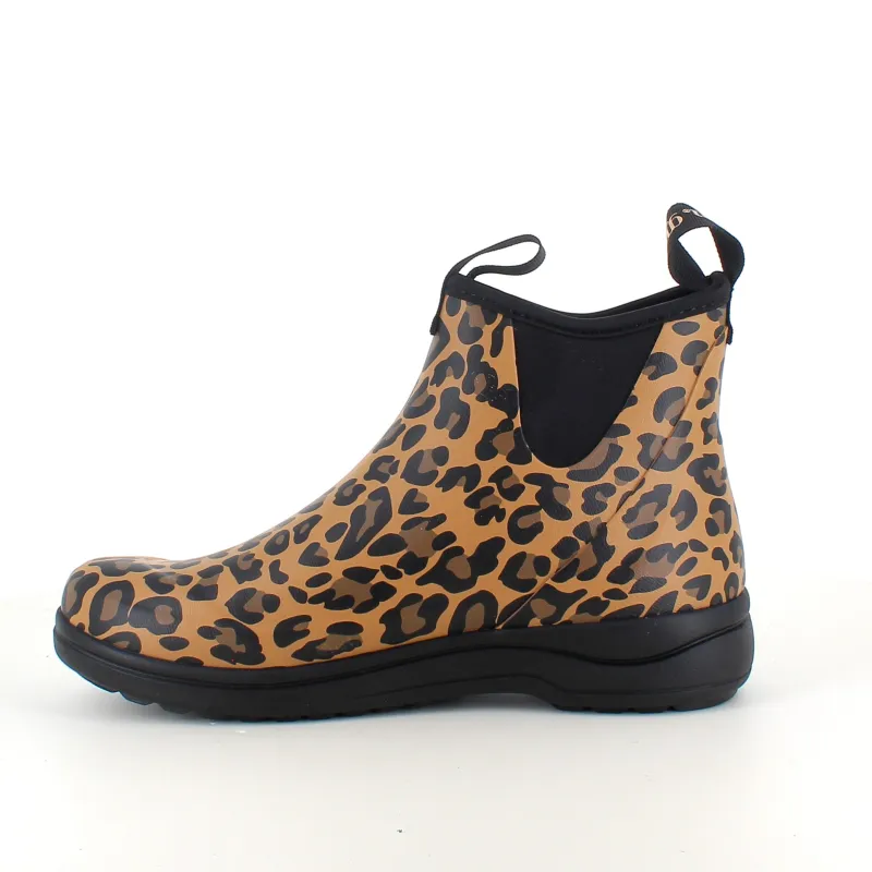 Green Comfort Gummistøvler|Sko Med Ekstra Svangstøtte*gummistøvle i leopardprint med svangstøtte