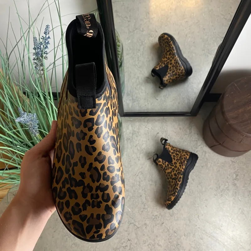 Green Comfort Gummistøvler|Sko Med Ekstra Svangstøtte*gummistøvle i leopardprint med svangstøtte