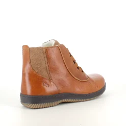 Green Comfort Kort Støvle Dame|Vinterstøvler Damer*kort læderstøvle i brun med uldfoer