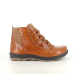 Green Comfort Kort Støvle Dame|Vinterstøvler Damer*kort læderstøvle i brun med uldfoer