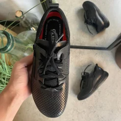 Green Comfort Stødabsorberende Sko|Sko Til Brede Fødder*sko i sort med bred pasform og lynlås