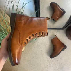 Green Comfort Vinterstøvler Damer|Kolde Fødder*vinterstøvle med uldfor i congnac