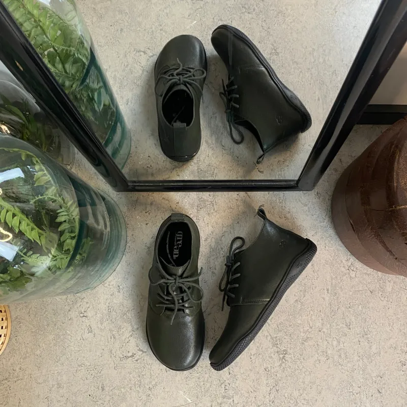 Green Comfort Sandaler Til Almindelige Fødder*Grøn barefodssko fra