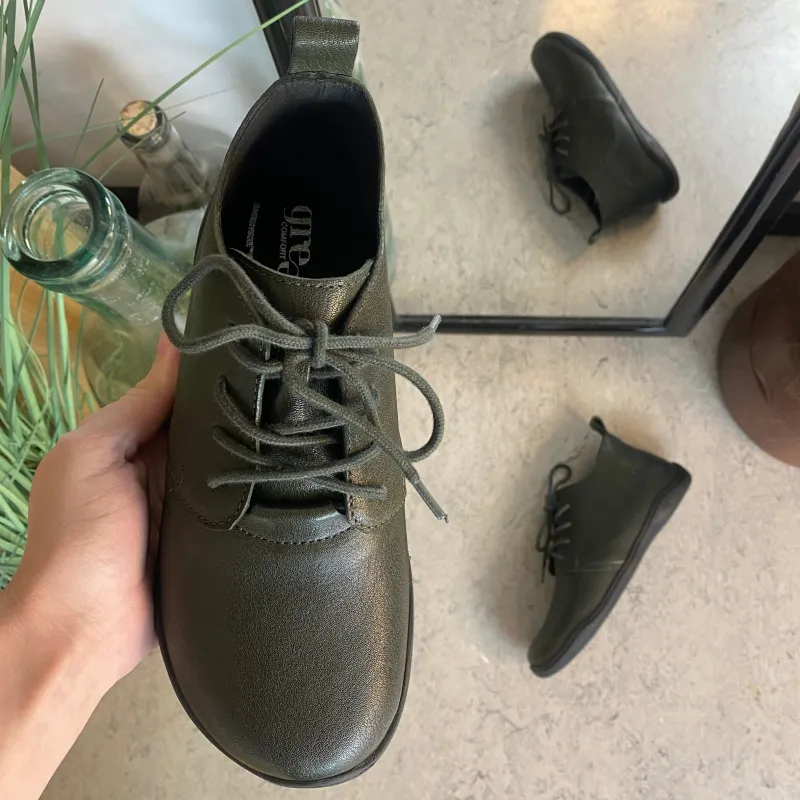 Green Comfort Sandaler Til Almindelige Fødder*Grøn barefodssko fra