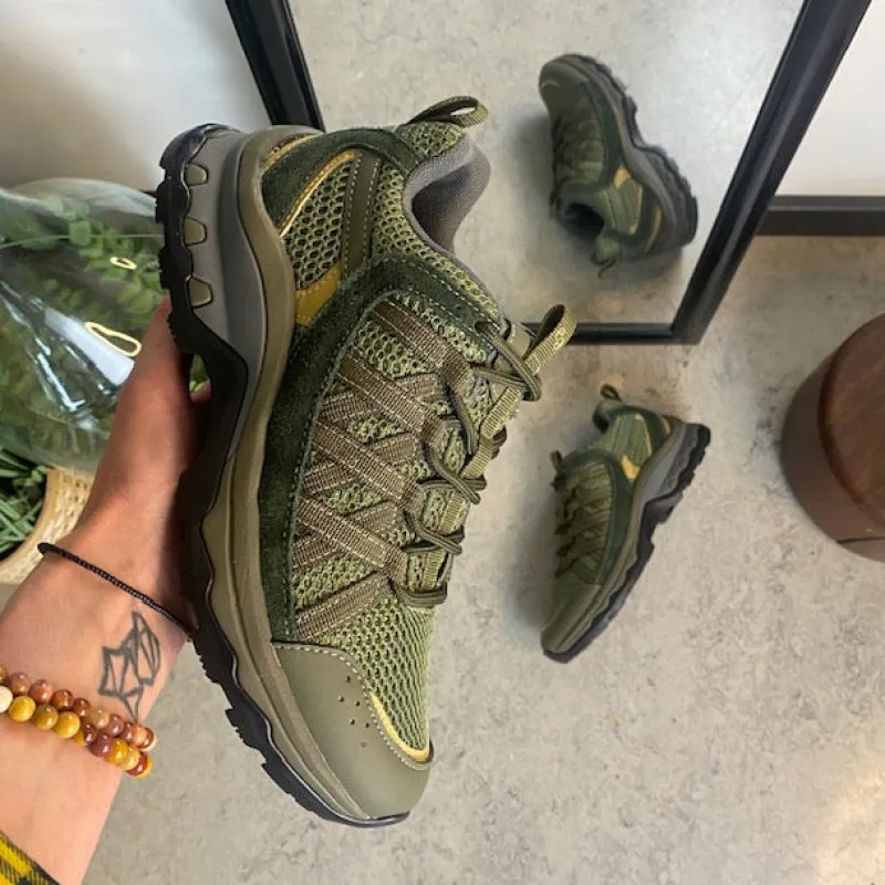 Green Comfort Knyster - Hallux Valgus|Platfodet*Grøn sko med masser af stødabsorbering