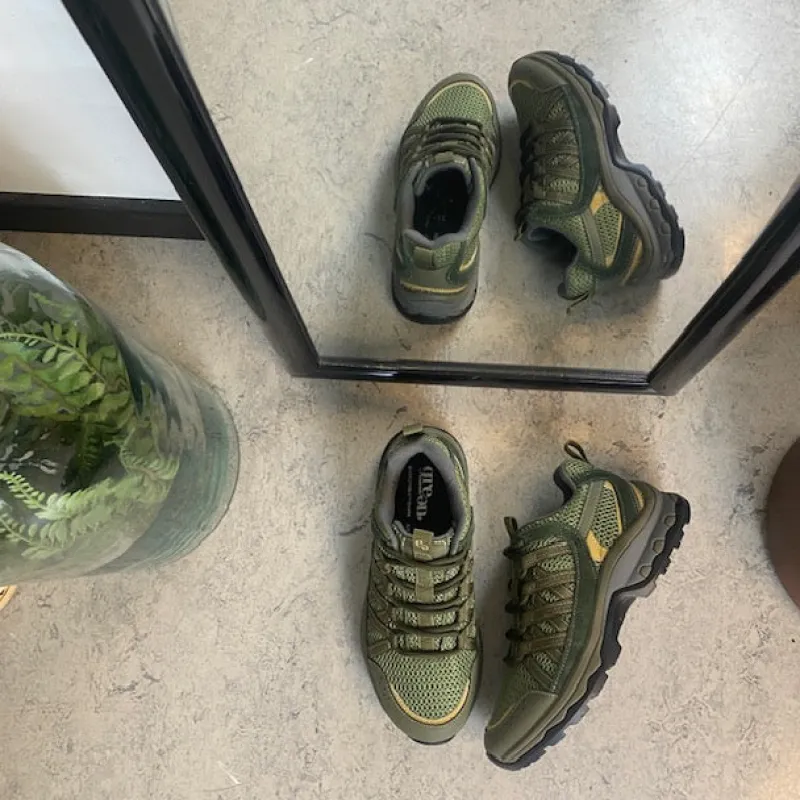 Green Comfort Knyster - Hallux Valgus|Platfodet*Grøn sko med masser af stødabsorbering