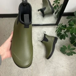 Green Comfort Overgangssko|Sko Til Brede Fødder Og Høj Vrist*Grøn luksus gummistøvle med svangstøtte fra