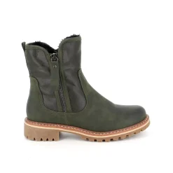 Sygeplejebutikken Sko På Tilbud*Grøn vinterstøvle med foer og smarte detaljer