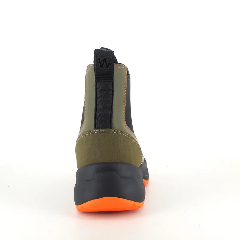 Woden Gummistøvler|Grønne Støvler*Grøn gummistøvle med svangstøtte