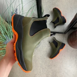 Woden Gummistøvler|Grønne Støvler*Grøn gummistøvle med svangstøtte