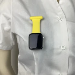 Sygeplejebutikken Silikonesygeplejeure|Gaver Til Sundhedspersonalet*Gul sygepleje silikone rem til Apple Watch