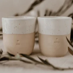 Sygeplejebutikken Gaver Til Sundhedspersonalet*Han's krus- Håndlavet keramik krus uden hank