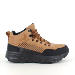 Sygeplejebutikken Herresko Og Sandaler|Herresko Og Sandaler*Herre ankelstøvle i lysebrun PU med snørebånd, let for og stødabsorberende EVA-sål