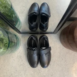 Sygeplejebutikken Herresko Og Sandaler|Herresko Og Sandaler*Herresko i sort PU med bred velcrolukning og robust TPR-sål