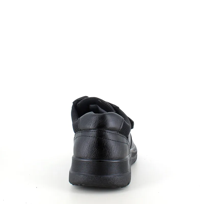 Sygeplejebutikken Herresko Og Sandaler|Herresko Og Sandaler*Herresko i sort PU med bred velcrolukning og robust TPR-sål