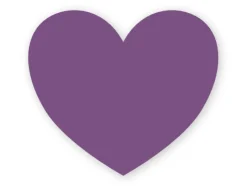Sygeplejebutikken Navneskilte*Hjerte navneskilt med magnet på bagsiden