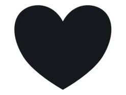 Sygeplejebutikken Navneskilte*Hjerte navneskilt med magnet på bagsiden