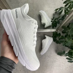 Endurance Sko På Tilbud|Sko Med Ekstra Svangstøtte*Hvid ComfortFit sneakers fra