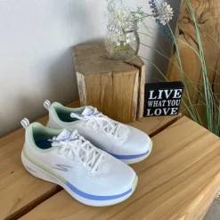 Skechers Knyster - Hallux Valgus|Leddegigt*Hvid GoRun sko med flotte detaljer