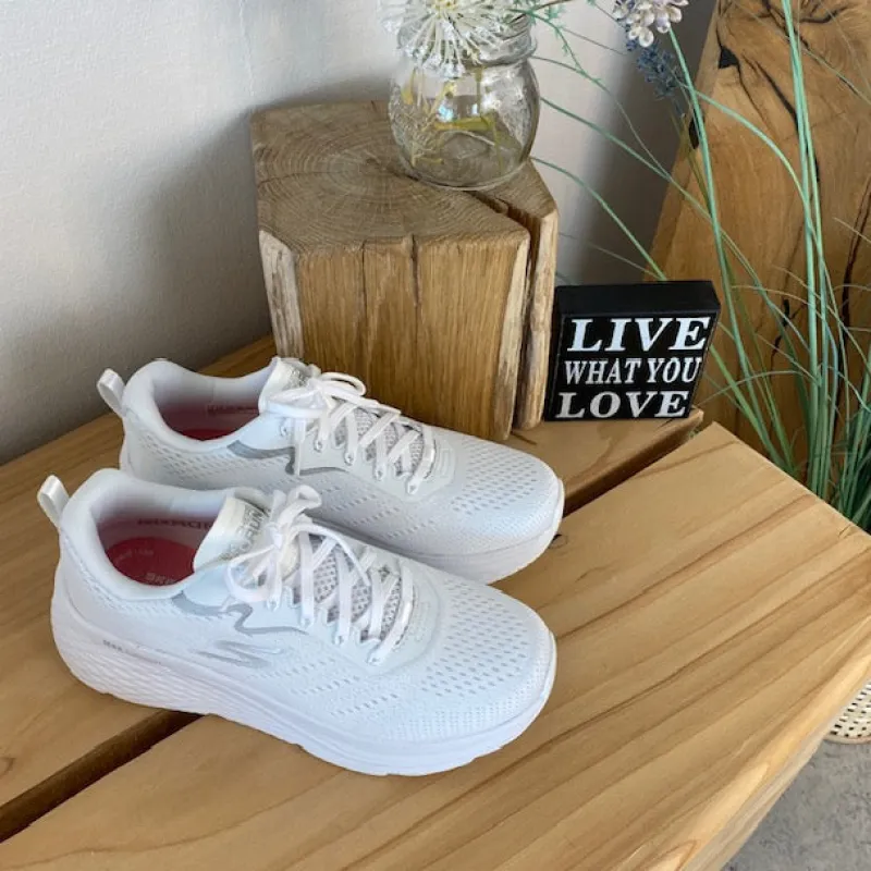 Skechers Sko På Tilbud*Hvid Max Cushion sko – optimal støtte og uovertruffen komfort.