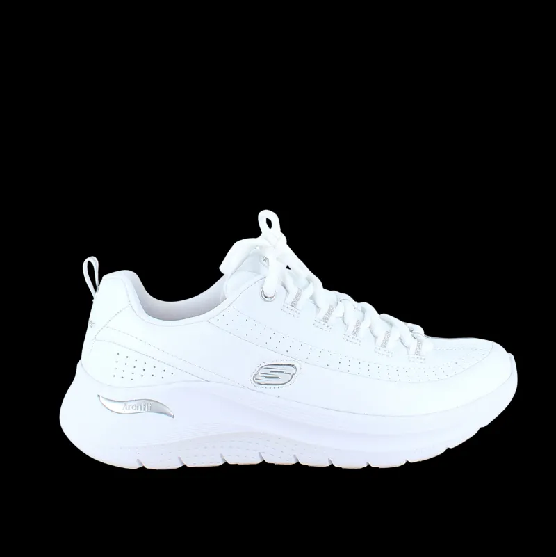 Skechers Leddegigt|Hælsporer*Hvid med glat skind overflade