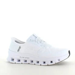 Skechers Knyster - Hallux Valgus|Leddegigt*Hvid Slip-Ins sko med masser af støddæmpning