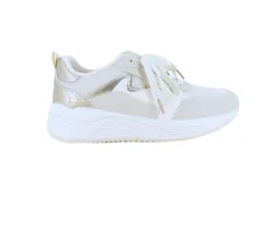 Sygeplejebutikken Sko På Tilbud*Hvid sommersko med sølv effekter