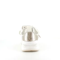 Sygeplejebutikken Sko På Tilbud*Hvid sommersko med sølv effekter