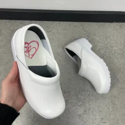 Sygeplejebutikken Træsko Dame Modeller|Hvide Træsko*Hvid træsko i god kvalitet med hælkap og god komfort