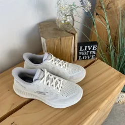 Skechers Benlængdeforskel|Knyster - Hallux Valgus*Hvide Slip-Ins til herre