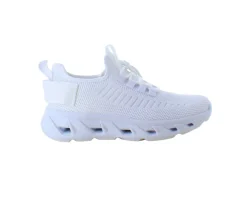 Sygeplejebutikken Knyster - Hallux Valgus|Sommersko Dame*Hvide slip-on sko med strikoverdel