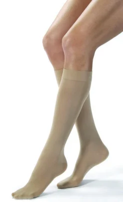 Jobst kompressionsstrømper Støttestrømper|Kompressionsstrømper*Jobst Classic klasse 3. sand med tå størrelse regular