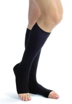 Jobst kompressionsstrømper Støttestrømper|Kompressionsstrømper*Jobst opaque klasse 2. sort uden tå. størrelse regular