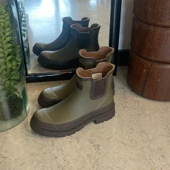 Woden Gummistøvler*Klassisk grøn gummistøvle med kort skaft