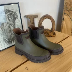 Woden Gummistøvler*Klassisk grøn gummistøvle med kort skaft