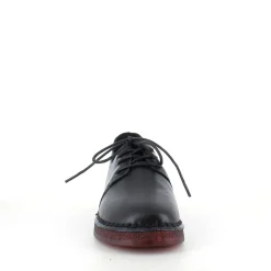 Sygeplejebutikken Stødabsorberende Sko*Klassisk sort snøresko i glat skind med udtagelig indersål & fleksibel gummisål