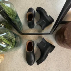 Woden Gummistøvler*Klassisk sort gummistøvle med kort skaft