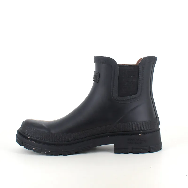 Woden Gummistøvler*Klassisk sort gummistøvle med kort skaft