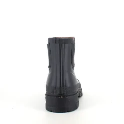 Woden Gummistøvler*Klassisk sort gummistøvle med kort skaft