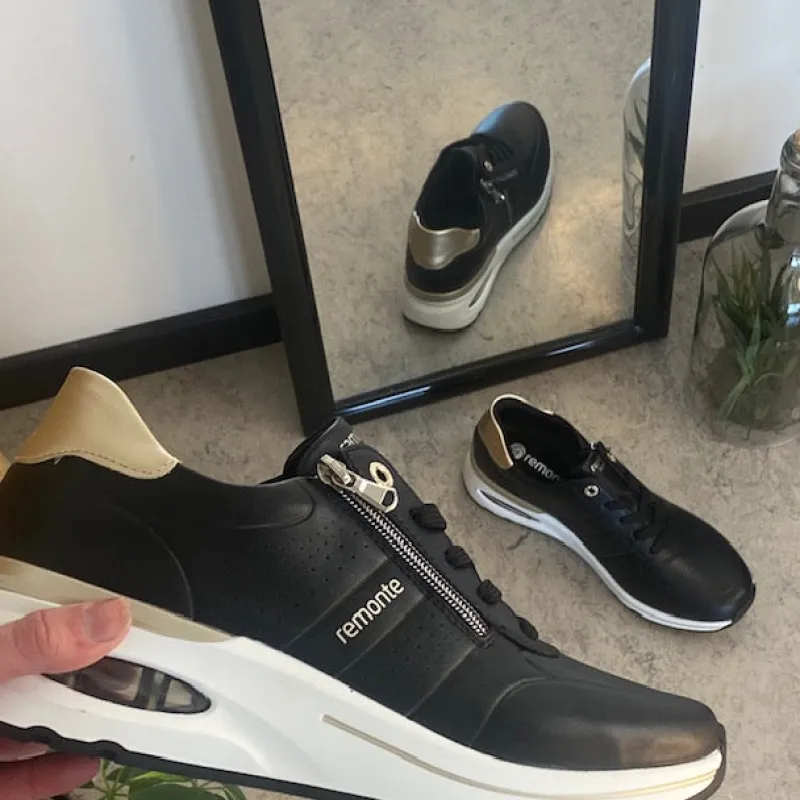 Remonte Platfodet|Hælsporer*Komfortabel sneakers fra med masser af svangstøtte