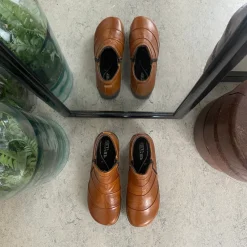 Green Comfort Kort Støvle Dame|Vinterstøvler Damer*Kort støvle i brun skind fra