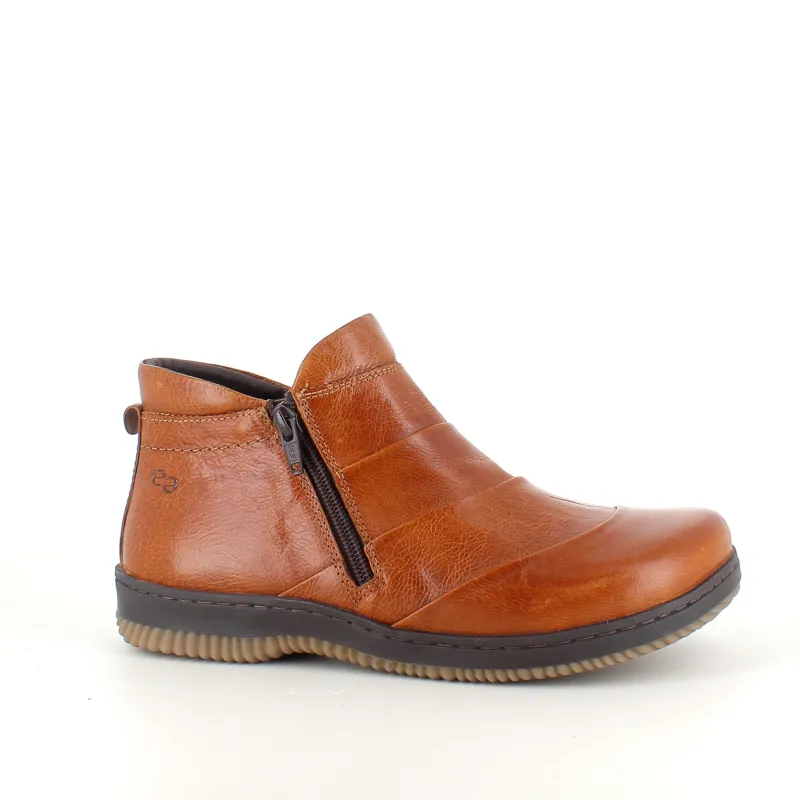 Green Comfort Kort Støvle Dame|Vinterstøvler Damer*Kort støvle i brun skind fra