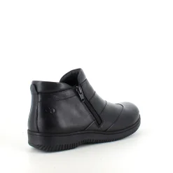 Green Comfort Kort Støvle Dame|Sorte Støvletter*Kort støvle i sort skind fra