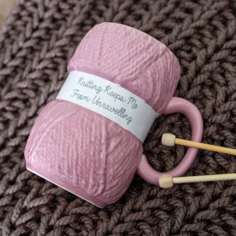 Sygeplejebutikken Gaver Til Sundhedspersonalet*Kruset til strikkeren