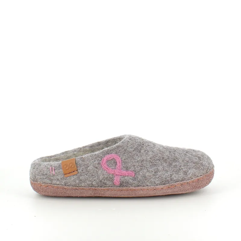 Green Comfort Diabetes Fødder|Hjemmesko*Lav uld hjemmesko med Støt Brysterne logo