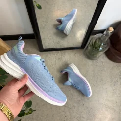 Sygeplejebutikken Sko På Tilbud*Lavendelblå, åndbar sko med let svangstøtte