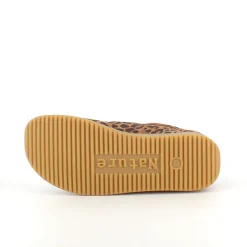 Nature Footwear Sommersko Dame|Overgangssko*Leopard ruskindssko fra Nature