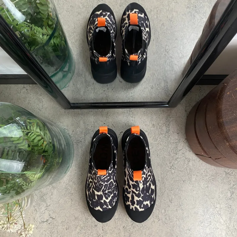 Woden Gummistøvler|Sko Med Ekstra Svangstøtte*Leopard gummistøvle med svangstøtte