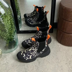 Woden Gummistøvler|Sko Med Ekstra Svangstøtte*Leopard gummistøvle med svangstøtte