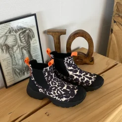 Woden Gummistøvler|Sko Med Ekstra Svangstøtte*Leopard gummistøvle med svangstøtte